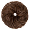 Picture of CJL HAIR Large Messy Bun Hair Piece Wavy Curly Scrunchies Synthetic Chignon Ponytail Hair Extensions Thick Updo Hairpieces for Women (Curly, Straight, Light Brown)