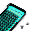 Picture of VAVALASH Individual Cluster Lashes 72 PCS DIY Eyelash Extension Light and Soft Faux Mink Slik Lash Clusters Easy Full Lash Extensions DIY at Home (V01, D Curl-10mm)