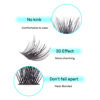 Picture of VAVALASH Individual Cluster Lashes 72 PCS DIY Eyelash Extension Light and Soft Faux Mink Slik Lash Clusters Easy Full Lash Extensions DIY at Home (V01, D Curl-10mm)