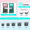 Picture of VAVALASH Individual Cluster Lashes 60 PCS DIY Eyelash Extension Light and Soft Faux Mink Slik Lash Clusters Easy Full Lash Extensions DIY at Home (V03, C Curl-14mm)