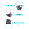 Picture of VAVALASH Individual Cluster Lashes 60 PCS DIY Eyelash Extension Light and Soft Faux Mink Slik Lash Clusters Easy Full Lash Extensions DIY at Home (V03, C Curl-10mm)