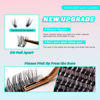 Picture of VAVALASH Individual Cluster Lashes 60 PCS DIY Eyelash Extension Light and Soft Faux Mink Slik Lash Clusters Easy Full Lash Extensions DIY at Home (V04, D Curl-16mm)