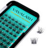 Picture of VAVALASH Individual Cluster Lashes 72 PCS DIY Eyelash Extension Light and Soft Faux Mink Slik Lash Clusters Easy Full Lash Extensions DIY at Home (V02, C Curl-16mm)