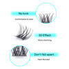 Picture of VAVALASH Individual Cluster Lashes 72 PCS DIY Eyelash Extension Light and Soft Faux Mink Slik Lash Clusters Easy Full Lash Extensions DIY at Home (V02, C Curl-16mm)