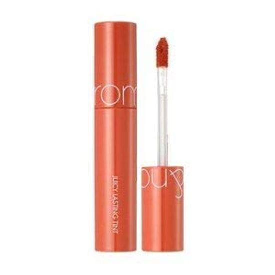 Picture of rom&nd Juicy Lasting Tint 08 APPLE BROWN, Vivid color, Juicy & Glossy Finish, Long-lasting, MLBB, moisturizing, Highly-Pigmented, Clear & Natural Makeup, Lip Tint for Daily Use, K-beauty, 5.5g / 0.2 oz