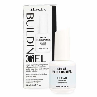 Picture of IBD Building Gel, Hard Gel Nail Extension, Clear, 0.5 oz