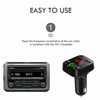 Picture of Bluetooth FM Transmitter, Wireless Car MP3 Player Radio Adapter with Dual USB Ports, Supprt U Disk, AUX Input, Bluetooth Hands-Free Car Kit for Smart Phone