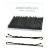 Picture of YINGFENG 220pcs 2.76 Inch Large Bobby Pins Black, Long Hair Bobby Pins, Super Grip Black Hair Clips with Box, Reusable Non Slip Hair Pins, Big Bobby Pins Great for Thick Hair