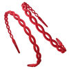 Picture of 12pcs Chain Plastic Headbands for Girls Women Colorful Headbands with Teeth For Kids Teens