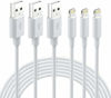 Picture of Lightning Cable MFi Certified - iPhone Charger 3Pack 3FT Lightning to USB A Charging Cable Cord Compatible with iPhone 14 13 12 SE 2020 11 Xs Max XR X 8 7 6S 6 Plus 5S iPad Pro iPod Airpods - White