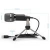 Picture of Dansrue USB Microphone, Plug & Play Home PC Computer Studio USB Condenser Microphone with Metal Stand for Skype YouTube Recording Google Voice Search Games