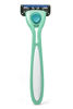 Picture of Preserve Shave 5 Five Blade Refillable Razor, Made from Recycled Materials, Neptune Green