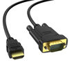 Picture of Loryi HDMI to VGA, 6FT Gold-Plated HDMI to VGA Cable with USB Power(Male to Male), Compatible for Computer, Desktop, Laptop, PC, Monitor, Projector, HDTV, Raspberry Pi, Roku, Xbox and More