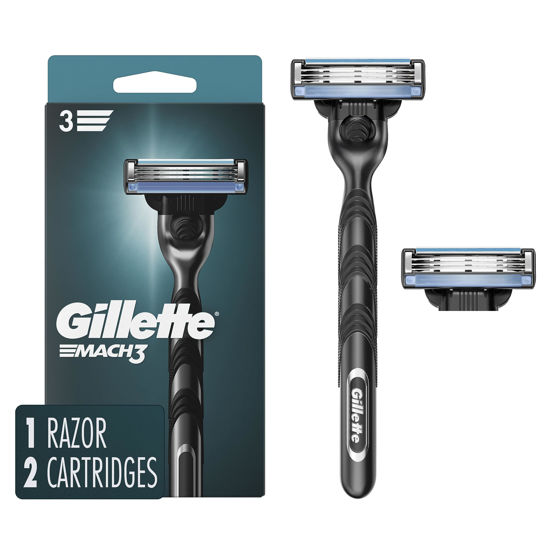 Picture of Mach3 Razor for Men, 1 Razor Handle + 2 Blade Refills