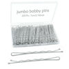 Picture of YINGFENG 220pcs 2.76 Inch Large Bobby Pins Silver, Long Hair Bobby Pins, Super Grip Silver Hair Clips with Box, Reusable Non Slip Hair Pins, Big Bobby Pins Great for Thick Hair