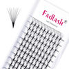 Picture of Premade Volume Eyelash Extensions 10D 0.07 15-20mm Mixed Tray Premade Fans Eyelash Extensions C Curl Volume Premade Fans Pointed Base Middle Stem (10D-0.07-C, 15-20mm Mix)