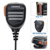 Picture of ABBREE AR-780 Two Way Radio Rainproof Handheld Speaker Mic Microphone(Upgrade of BF-S112), Remote Shoulder Mic for GMRS Radio Baofeng UV-5R BF-F8HP UV-5RX3 GM-15PRO TP-8Plus BF-888S S9Plus Ham Radio