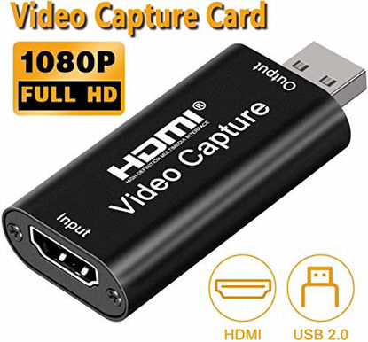 Picture of Rybozen Audio Video Capture Card,HDMI to USB USB2.0 High Definition 1080p 30fps, Directly to Computer for Gaming, Teaching, Video Conference or Live Broadcasting, Facebook Portal tv Recorder