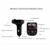 Picture of Bluetooth Car FM Transmitter Audio Adapter Receiver Wireless Handsfree Black