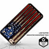 Picture of iPod Touch 6 Case,Slim Anti-Scratch Shockproof Hard Plastic Protective Cover for Apple iPod Touch 6, American Flag Baseball