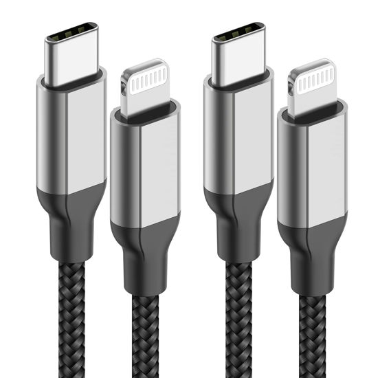 MFI, Apple Certified Cable USB-C to Lightning Nylon Braided