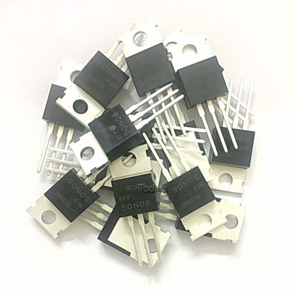 Picture of Todiys New 15Pcs for RFP50N06 KIA50N06 SFP50N06 FQP50N06 60V 50A TO-220 N-Channel Power Mosfets 50N06