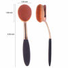 Picture of Yoseng Oval Foundation Brush Second Largest Toothbrush makeup brushes Fast Flawless Application Liquid Cream Powder Foundation(2pack)