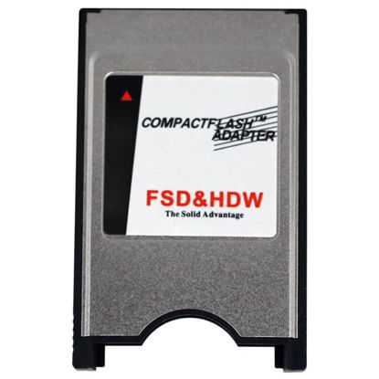 Picture of New Compactflash Card to PC Card Adapter Notebook Laptop PCMCIA Compact Flash Memory Card Reader CNC