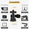 Picture of koolehaoda 1/4 Mini BallHead & Hot Shoe Mount Adapter for Camera Video Light Tripod Monopod (1/4 Ball Head)