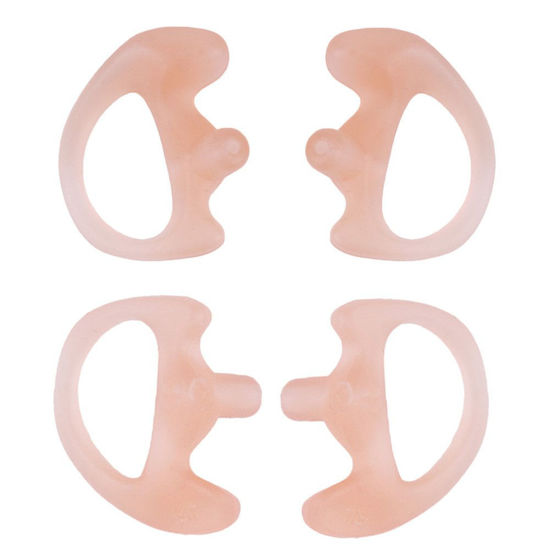 Picture of AIRSN Replacement Earmold Earbud Earplug for Motorola Kenwood Two-Way Radio Air Acoustic Coil Tube Audio Kits (Pink,2 Pair-Medium)