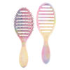 Picture of Wet Brush Speed Dry Hair Brush - Color Wash, Stripes - Vented Design and Ultra Soft HeatFlex Bristles Are Blow Dry Safe With Ergonomic Handle Manages Tangle and Uncontrollable Hair - Pain-Free