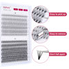 Picture of Lash Clusters 240Pcs Individual Lashes 30D 40D 9-16mm Mixed D Curl 0.07 Cluster Lashes Natural Soft Wispy False Eyelashes DIY Eyelash Extensions at Home by FADVAN (10D+20D-0.07D, 9-16mm)