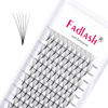 Picture of Premade Fans Eyelash Extensions 6D 0.07 CC Curly Pre Made Eye Lash Extension Fans Black Pointed Base Middle Stem Volume Lashes Natural Lash Fans Premade (6D-0.07CC, 15-20mm)