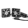 Picture of ELUTENG Dual 40mm USB Fan with 3 Speeds Adjustable 5V PC Fan Max 5500RPM 40mm * 40mm * 25mm Mini Case Fan Quiet Computer Fan Compatible for PC, TV Box, Router, Xbox, Playstation