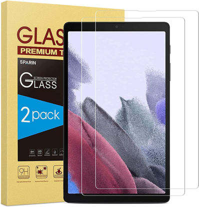 Picture of SPARIN 2 Pack Screen Protector for Samsung Galaxy Tab A7 Lite (SM-T220 / T225/T227), Tempered Glass Screen Protector for Galaxy Tab A7 Lite 8.7 Inch, Bubbles-Free