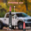 Picture of American Flag Car Bullet Antenna,Truck Exterior Decoration Accessories[New Upgrade Flag Design] AM/FM Radio Signal for Car SUV Truck Most Auto Cars Antenna Accessories(Red)