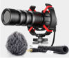 Picture of Camera Microphone, External Video Microphone Shotgun Mic Works for Canon/Nikon/Sony/iPhone/Android - Recording for YouTube Facebook Live