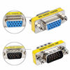 Picture of abcGoodefg HD15 Gender Changer Male to Male and Female to Female HD15 VGA SVGA Coupler Adapter 10 Pack