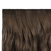 Picture of REECHO 20" 1-Pack 3/4 Full Head Curly Wave Clips in on Synthetic Hair Extensions Hairpieces for Women 5 Clips per Piece-Ginger Brown