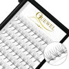 Picture of QUEWEL Premade Fans Middle Part 3D/5D/6D/7D/8D/10D | 0.07 | Curl C/D | 10 - 18mm Length | Long Lasting Easy Application Short Stem Russian Volume Eyelash Extensions (4D-0.07C-Mix12-15)