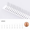 Picture of LANKIZ Volume Lash Extensions Premade Fans Eyelash Extensions 3D 0.1mm D Curl 8-15mm Mixed Tray Long Stem Russian Volume Individual Lashes