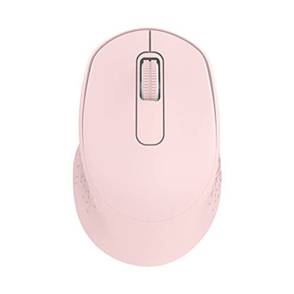 Picture of Wireless Mouse for Laptop,Silent Mouse 2.4G Computer Mouse with USB,Comfortable Laptop Mouse USB Cordless Mouse for Kids, Chromebook, MacBook, PC-Pink