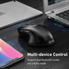 Picture of Bluetooth Mouse, Jelly Comb Ergonomic Multi-Device Wireless Mouse with Bluetooth, 2.4GHz USB Connection, Easy Switch up to 3 Devices