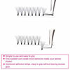 Picture of Lash Extensions Premade Fans 10D D Curl 10mm Volume Lash Extensions 0.10 Thickness Lash Fans Short Stem Volume Eyelash Extensions Supplies (10D-0.10-D, 10mm)