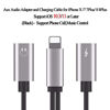 Picture of Lightning to 3.5mm Headphone Jack Adapter for iPhone 7/7Plus iPhone 6/6s Jack Earphone Connector Cable charger & travel For iPhone 7/7Plus.3.7 mm AUX Female Audio Jack Headphone Cable Earbud Adapter