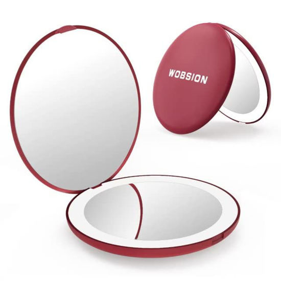 GetUSCart- Magnifying Compact Mirror for Purses, 1x/10x