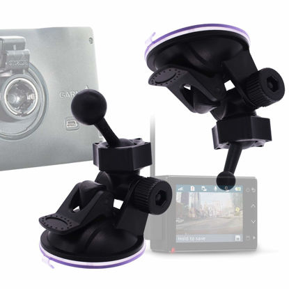 iSaddle Dash Cam Suction Mount - Windshield & Dashboard Suction Cup Mount  Holder/w Various Joints for Yi/Rexing/Falcon/Old Shark/VANTRUE/KDLINKS/ WheelWitness/.(99% On-Dash Cameras Suitable) 