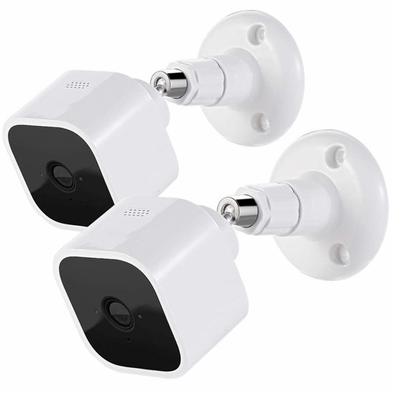 Picture of Blink Mini Camera Wall Mount Bracket, 360 Degree Adjustable Camera Mount Stand for Blink Mini Indoor Camera, Also Fit for Blink XT2 Outdoor / Indoor Home Security Camera System (2 Pack)