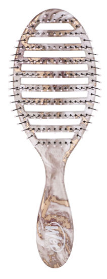 Picture of Wet Brush Speed Dry Hair Brush - Metallic Marble, Bronze - Vented Design and Ultra Soft HeatFlex Bristles Are Blow Dry Safe With Ergonomic Handle Manages Tangle and Uncontrollable Hair - Pain-Free