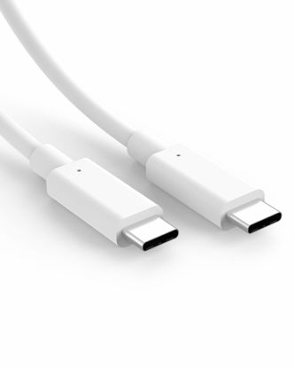 Picture of USB C to USB C Cable 100W 6.6ft for MacBook Pro 16 15 14 13 inch, M1 M2 MacBook Air, iPad Pro 12.9 11 inch, iPad Air 5 4, Mini 6, Samsung Galaxy S23 S22 Ultra, USBC Type C PPS Super Fast Charging Cord